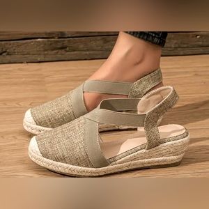 Women wedge Sandals - Espadrille -Brand New